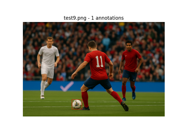 Football match in play